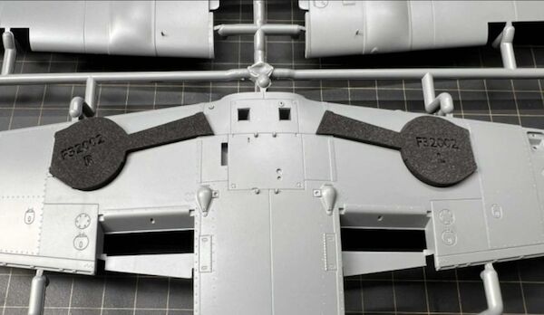 Messerschmitt BF109K-4 Wheelbay Foam Masks (Kotare) 200-F32002