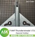 F84F Thunderstreak Wheelbay Foam Masks (Spcial Hobby) 200-F72001