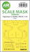 Masking Set Supermarine Spitfire MKIXc Canopy and Instruments (Airfix) One Sided 200-M24001