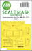 Masking Set Supermarine Spitfire MKIXc Canopy and Instruments (Airfix) Double Sided 200-M24002