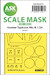 Masking Set Hawker Typhoon MK1B Canopy (Airfix) Single Sided 200-M24005