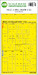 Masking Set SB2C-4 Helldiver Canopy and wheels (Infinity Models) Double Sided 200-M32009