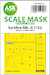 Masking Set Spitfire MKII Canopy and wheels (Revell, Hobby 2000) Double Sided 200-M32016