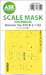 Masking Set Dornier Do335B-2 Pfeil Canopy and wheels (Hong Kong Models) Double  Sided 200-M32037