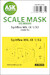 Masking Set Supermarine Spitfire MKIX Canopy and wheels (Tamiya) One Sided 200-M32046