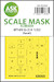 Masking Set Messerschmitt BF109G2/4 Canopy and wheels (Revell) One Sided 200-M32050