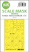 Masking Set Hawker Hurricane MKIIb Canopy and wheels (Revell) One Sided 200-M32057