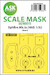 Masking Set Supermarine Spitfire Mk1a (Mid) (Kotare) One Sided 200-M32065