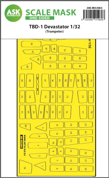 Masking Set TBD-1 Devastator (Trumpeter) Single Sided 200-M32083