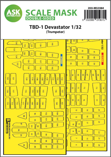 Masking Set TBD-1 Devastator (Trumpeter) Double Sided 200-M32084