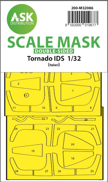 Masking Set Panavia Tornado IDS (Italeri) Double Sided  200-M32086