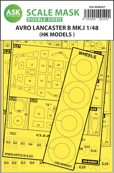 Masking Set Avro Lancaster B MK1 (HK Models)  200-M48007