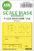Masking Set Curtiss P40N Warhawk (Hasegawa) Double sided 200-M48013