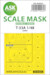 Masking Set T33 Shooting Star (Great Wall Hobby) Double Sided 200-M48042