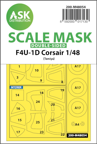 Masking Set F4U-1D Corsair (Tamiya) Double sided 200-M48054