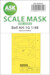 Masking Set Bell AH1G Cobra Canopy and wheels (Special Hobby) Single sided 200-M48055
