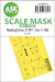 Masking Set Nakajima J1N1-SA Gekko Glassparts and wheels (Tamiya) Single Sided 200-M48057
