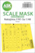 Masking Set Nakajima J1N1-SA Gekko Glassparts and wheels (Tamiya) Double Sided 200-M48058