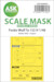 Masking Set Focke Wulf TA152H Canopy and wheels (Dragon, Italeri, Hobby 2000) Double Sided 200-M48062