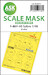 Masking Set F86F-40 Sabre Canopy  and wheels (Airfix) Double Sided 200-M48072