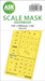 Masking Set F4F-3 Wildcat Canopy  and wheels (Êduard) Double Sided 200-M48077