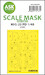 Masking Set Mikoyan MiG25PD "Foxbat" Canopy  and wheels (ICM) Single Sided 200-M48080