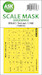Masking set Aich M6A1 Seiran Canopy (Tamiya) Single Sided 200-M48090