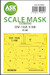 Masking set OV10A Bronco  Canopy  and wheels (ICM) Single Sided 200-M48094