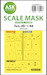 Masking Set Yakovlev Yak9D Canopy and clear parts (Zvezda) Double Sided 200-M48101