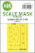 Masking Set Supermarine Spitfire MKXII (Airfix) Single sided 200-M48102