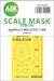 Masking Set Supermarine Spitfire F. MKXVIII (Airfix) Single sided 200-M48104