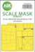 Masking Set B25J Mitchell Canopy  and wheels (HK Models) Single Sided) 200-M48108