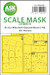 Masking Set B25J Mitchell Canopy  and wheels (HK Models) Single Sided) 200-M48108