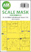Masking Set B25J Mitchell Canopy  and wheels (HK Models) Double Sided 200-M48109