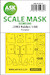 Masking Set Mitsubishi J2M-3 Raiden "Jack" Canopy  and wheels (Hasegawa) Single Sided 200-M48121