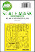 Masking Set Nakajima Ki44 -II Hei Shoki "Tojo" Canopy  and wheels (Hasegawa) Double Sided 200-M48122