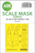 Masking Set Nakajima Ki44 -II Hei Shoki "Tojo" Canopy and wheels (Hasegawa) Single Sided 200-M48123