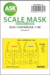 Masking Set Nakajima Ki43-I Hayabusa "Oscar"Canopy and wheels (Hasegawa) Double Sided 200-M48126