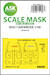 Masking Set Nakajima Ki43-I Hayabusa "Oscar"Canopy  and wheels (Hasegawa) Double Sided 200-M48126
