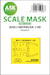 Masking Set Nakajima Ki43-I Hayabusa "Oscar"Canopy  and wheels (Hasegawa) Single Sided 200-M48127