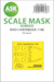 Masking Set Nakajima Ki43-I Hayabusa "Oscar"Canopy and wheels (Hasegawa) Single Sided 200-M48127