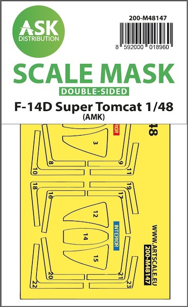 Masking Set F14D Tomcat (AMK) Double Sided 200-M48147