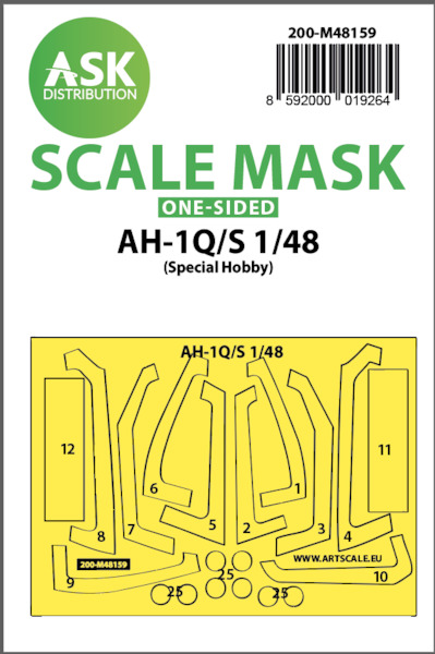 Masking Set AH1Q/S Cobra (Special Hobby) Single Sided  200-M48159