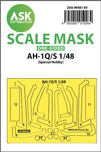 Masking Set AH1Q/S Cobra (Special Hobby) Single Sided 200-M48159