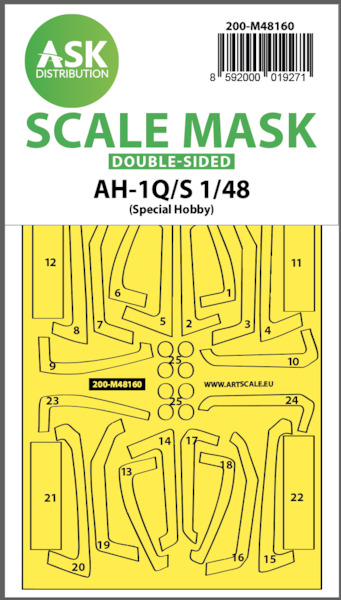 Masking Set AH1Q/S Cobra (Special Hobby) Double Sided 200-M48160