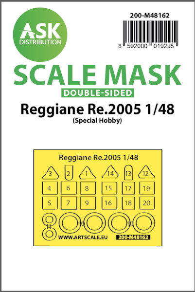 Masking Set Reggiane Re2005 (Special Hobby) Double Sided 200-M48162