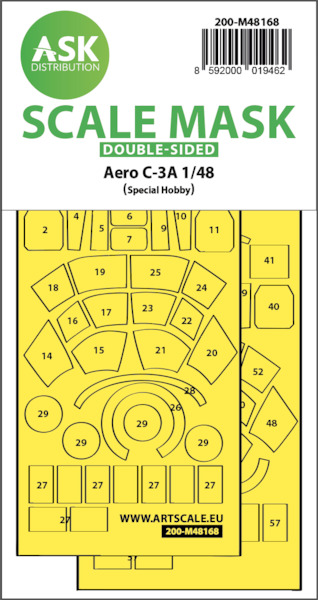 Masking Set Aero C3A (Special Hobby) Double Sided  200-M48168