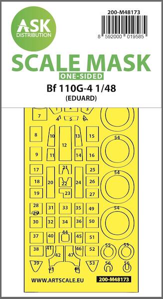 Masking Set Messerschmitt BF110G-4 (Eduard) Single Sided 200-M48173