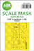 Masking Set Grumman F6F-5 Hellcat canopy and wheels (Eduard) - Double Sided 200-M48201
