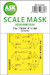 Masking Set Focke Wulf FW190A-4 canopy and wheels (Eduard) - Double Sided 200-M48203